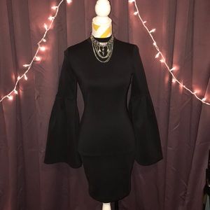 LS Luba pleated SLV Dress